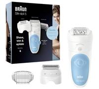 Braun Silk-épil 5 SES 5-605 28 pince(s) Bleu, Blanc