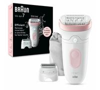 Braun Silk-épil 7 7-030 40 pince(s) Rose, Blanc