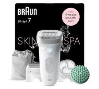 Épilateur Avec Tête Large Braun Silk-Épil 7 Skinspa Blanc/Argent (7-081)