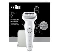 Braun Épilateur Silk-epil 9 SES9-000 – Tête 40% plus large, peau sèche et humide, 5 accessoires