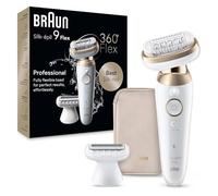 Braun Silk-epil 9 Flex Épilateur sans fil étanche avec tête flexible et 6 accessoires