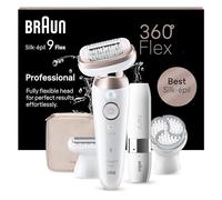 Braun Silk-épil 9 Flex 9-360 3D 40 pince(s) Rose, Blanc