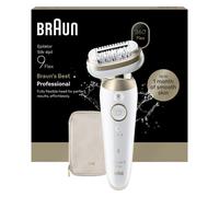Braun Silk-epil 9 Flex Épilateur sans fil étanche avec tête flexible et 6 accessoires