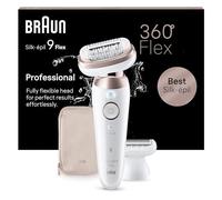 Braun Silk-épil 9 Flex 9-030 3D 40 pince(s) Rose, Blanc