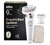 Braun Silk-épil 9 Flex 9-030 3D 40 pince(s) Rose, Blanc