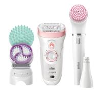 Braun Silk-épil 9 SensoSmart 9/995 Beauty set, set d'épilation blanc/rose 40 pincettes