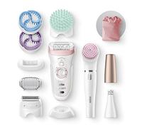 Braun Silk-épil 9 81683683 épilateur 40 pince(s) Blanc, Rose