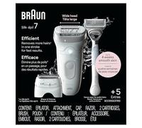 Braun Silk-épil SE7-141 Épilateur 7 pour peaux sèches et humides