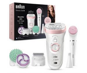 Braun Silk-épil SES9-995 coffret beauté épilateur - blanc/rose