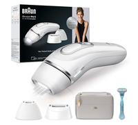 Braun Silk·expert Pro 3 PL3221, Épilateur Lumière Pulsée, Épilation Semi-Définitive À La Maison, Blanc/Argent, Avec Pochette, Tête Large, Tête De Précision Et Rasoir Venus