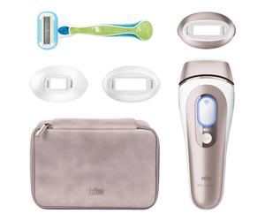 Braun Silk-Expert Pro IPL PL7253 - Épilateur à lumière pulsée, 10 niveaux, capteur de teinte de peau, applicateur de précision, or rose/blanc, alimentation secteur