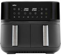 Braun TD3030IBK Airfryer Digital Dual Air Fryer