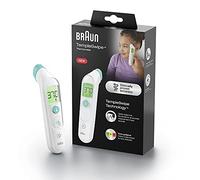 Braun TempleSwipe Thermomètre frontal (affichage de la température à code couleur, sûr, hygiénique, rapide, cliniquement précis, doux, facile à utiliser, pour tous les âges) BST200