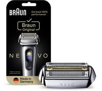 Accessoire rasage Braun Tête de rasoir de rechange Compatible Avec Les Rasoirs Braun NEVO, Argent Argent