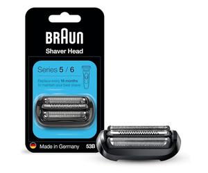 Braun Tête de rechange pour rasoir électrique série 5 et 6-53B - Compatible avec rasoirs 5020s, 5018s, 5050cs, 6020s, 6075cc, 6072cc