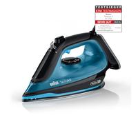 Braun TexStyle 5 SI5256BL, fer à repasser avec plaque FreeGlide 3D SuperCeramic, pointe de précision, poignée ouverte ergonomique, recharge 300 ml, système anti-goutte, coup de vapeur 210 g/min, 2600