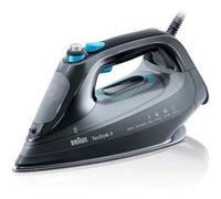 Braun TexStyle 9 SI 9188 E BK - Fer à vapeur avec fermeture automatique - semelle : Eloxal 3D - 2800 Watt - noir Zwart G