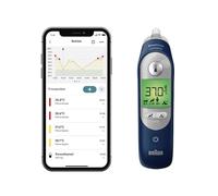 Braun Thermomètre auriculaire ThermoScan 7+ connect – Age Precision, compatible Braun Family Care