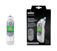 Braun ThermoScan 7 Thermomètre auriculaire | Technologie Age Precision | Affichage numérique avec code couleur | Convient aux bébés et aux nourrissons | Marque #1 auprès des médecins(1)
