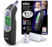 Braun ThermoScan 7 Thermomètre auriculaire | Technologie Age Precision | Affichage numérique avec code couleur | Convient aux bébés et aux nourrissons | Marque #1 auprès des médecins(1)