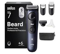Braun BeardTrimmer 7 BT7520 Batterie 40 2 cm Mouillé & sec Noir, Bleu