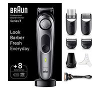 Braun BeardTrimmer 7 BT7420 Batterie 40 2 cm Noir, Gris