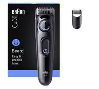 Braun Tondeuse À Barbe Series 3, + 2 Outils Pour Créer Son Style, 20 Longueurs, Lame Affûtée, BT3500, Noir