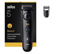 Braun Tondeuse À Barbe Series 5, + 2 Outils Pour Créer Son Style, 20 Longueurs, Lame Affûtée, Bt5500, Noir