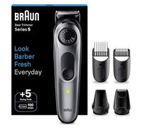 Braun Tondeuse À Barbe Series 5 BT5440 Pour Hommes, Lame Ultra Affutée Pour Bien Tailler La Barbe, 40 Réglages De Longueurs Et Outils De Stylisation, 1 Mini-Rasoir, 1 Sabot De Précision, Rechargeable