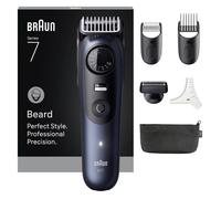 Braun Tondeuse À Barbe Series 7, + 6 Outils De Barbier, 40 Longueurs, Lame ProBlade, BT7520, Bleu