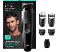 Braun Tondeuse à barbe Set Bodygroomer 6 en 1 Barbe et cheveux La livraison permet un entretien professionnel