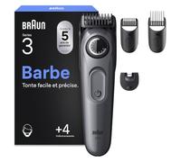 Braun Tondeuse Barbe Homme Series 3 BT3525, Grise