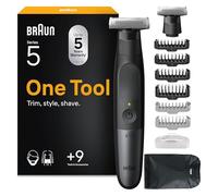 Braun Tondeuse électrique pour homme Series X XT5270 — hybride barbe et corps, lame 4D SkinShield