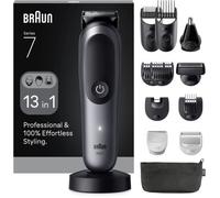Braun - Tondeuse Multi Usages Aio7560, 14 Hauteurs De Coupe, Précision 0,5 Mm, Autonomie 120 Mn
