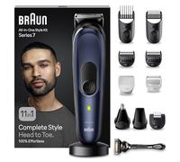 Braun Tondeuse Tout-En-Un Series 7 MGK7450, 11-En-1, Kit Styling Quotidien Pour Hommes, Pour La Barbe, Le Corps, Les Cheveux, Les Oreilles, Le Nez & Plus, Avec Lame Ultra Affutée, Rechargeable