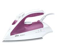 Braun TS320C fer à repasser Fer à repasser à sec ou à vapeur Semelle en céramique 1700 W Violet, Blanc