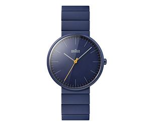 Braun Unisex BN0171 Classic Watch with Blue Dial and Blue Ceramic Bracelet