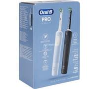 Oral-B Vitality Pro Duo Adulte Brosse à dents rotative oscillante Noir, Bleu, Blanc