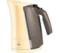 Braun WK 300 Bouilloire standard, plastique, crème, 2 200 W, base pivotante à 360°, 1,7 L