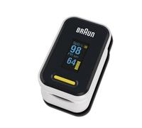 Braun YK-81CEU oxymètre de pouls Noir, Acier inoxydable