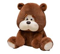 Braunbär - Peluche ours brun - Jouet en peluche assis de 22,4 cm - Jouet douillet pour fille - Décoration d'intérieur