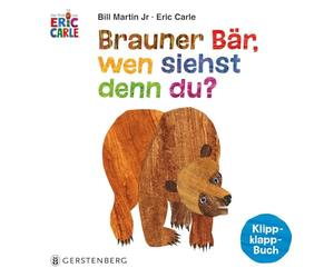Brauner Bär, wen siehst denn du?: Klipp-klapp-Buch