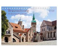 Braunschweig Im Zeichen des Löwen (Tischkalender 2026 DIN A5 quer), CALVENDO Monatskalender: Eindrucksvole Bilder von der Stadt an der Oker