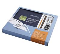 Brause - Coffret calligraphie 132B - 3 plumes, porte-plume, pinceau, encre Jacques Herbin 15 ml