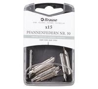 Brause 150050B - Plumes d'écriture pour porte-plume - Boite 15 Plumes Pfannen - Fabrication Allemande
