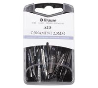 Brause 152025B Plumes lettering porte-plume Boite 15 Plumes Ornament 2,5mm