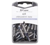 Brause 152030B - Plumes de lettering pour porte-plume - Boite 15 Plumes Ornament 3mm - Fabrication Allemande