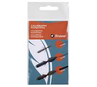 Brause 16503B - Une pochette de 3 plumes (66B, Bandzug et Sténo)