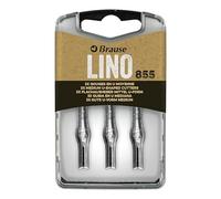 Brause 300855B - Plumes linogravure et à gratter pour porte-plume - Boîte 3 Gouges en U moyenne (n°855) - Fabrication Allemande