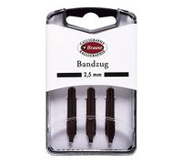 Brause 318025B - Plumes de calligraphie pour porte-plume - Boite de 3 plumes métal Bandzug 2.5 mm - Fabrication Allemande.